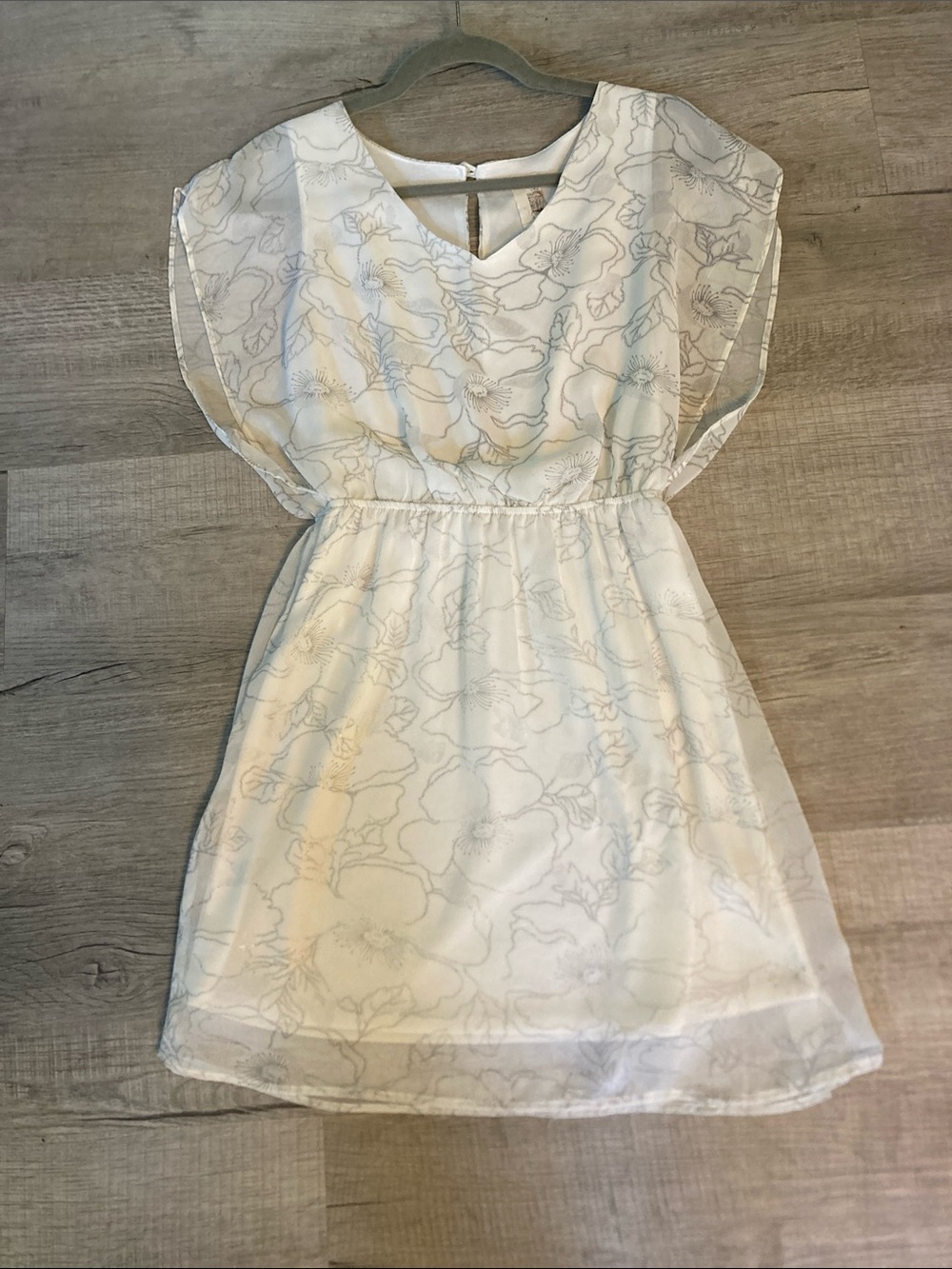 Sheer white dress